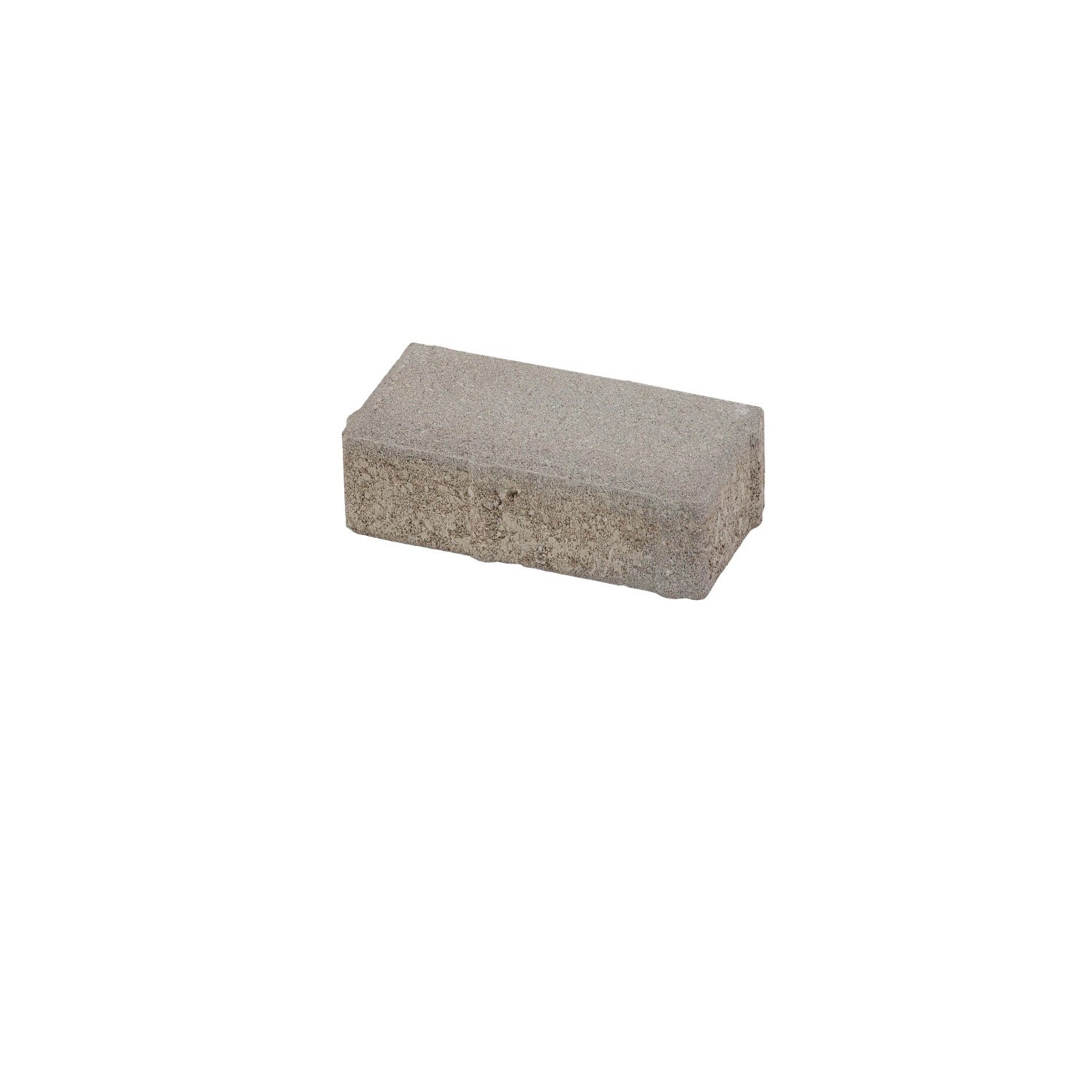 Rechteckiger, grauer Beton Pflasterstein (20x10x6 cm) für Gartenwege und Einfahrten.