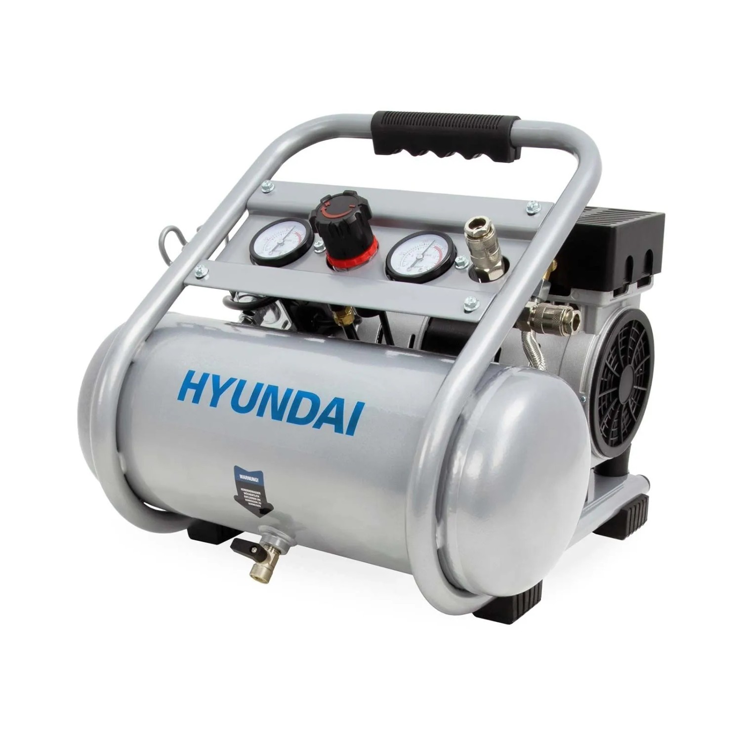 HYUNDAI Silent Kompressor SAC75008 9 bar ölfrei 49 dB 750 W