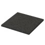 Schwarzes GS Terrassen Weichschaumpad 200x200x10 mm für Terrassendielen, zum Ausgleich von Unebenheiten.