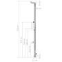 vidaXL Gartendusche 220 cm Edelstahl 315939_12