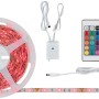 Paulmann SimpLED LED-Strip Set 5m RGB: LED Band auf Rolle mit Fernbedienung und Netzteil.