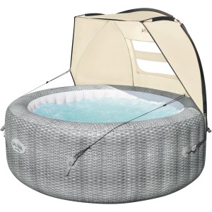 Bestway LAY-Z-SPA Sonnenschutzdach 183x94x109 cm für Whirlpools, schützt vor Sonne und Insekten.
