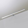 Verchromte kalb 80cm LED Badleuchte/Spiegelleuchte mit neutralweißem Licht.