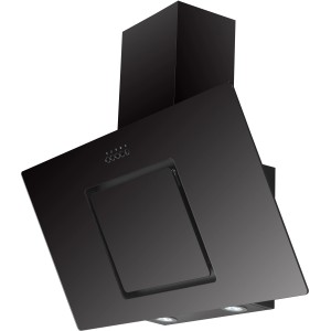 Respekta Kopffreihaube CH22010/90SBZ++, 90 cm, schwarz, mit LED-Beleuchtung.