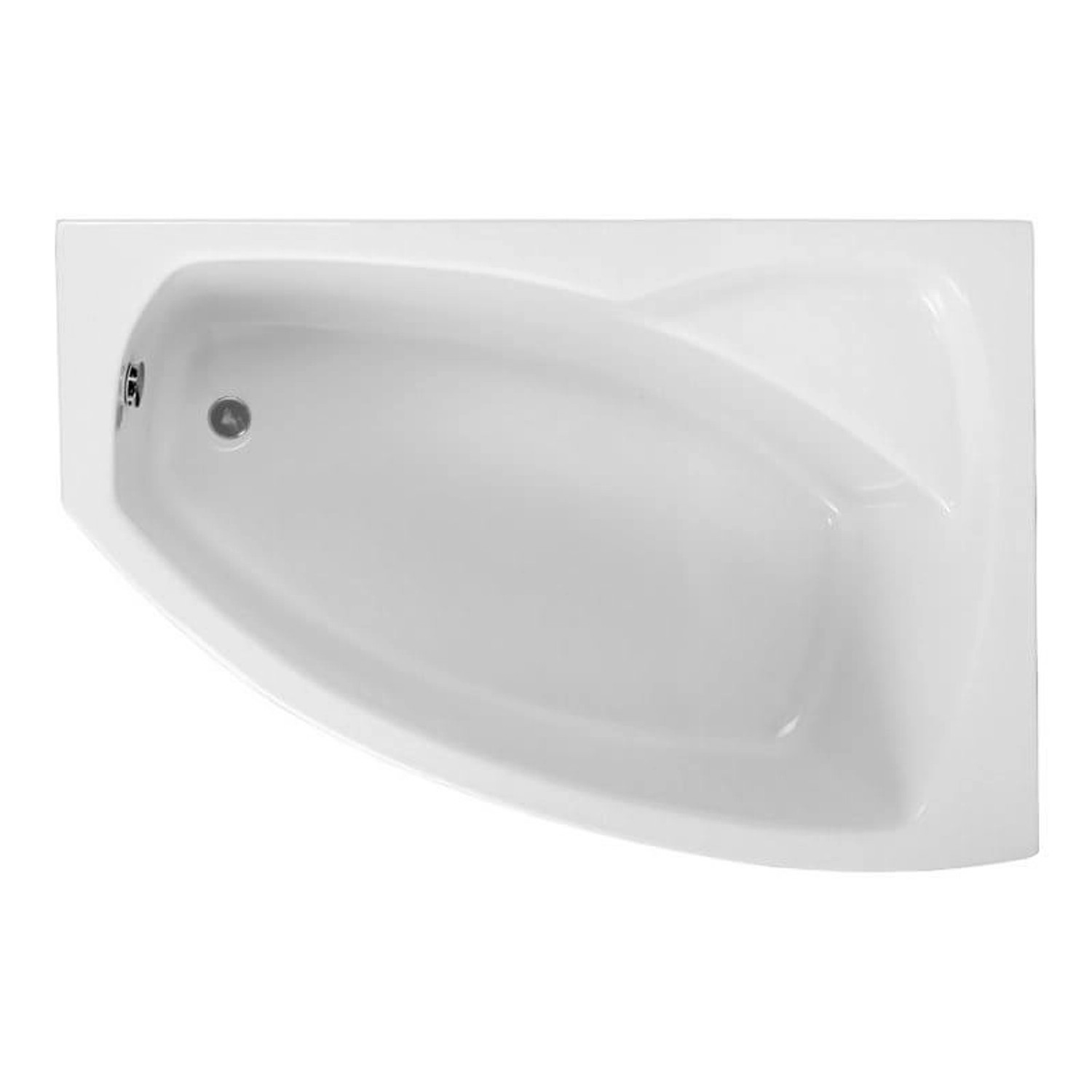 Bad Land Badewanne Eckwanne FRIDA 140x90 Rechts Ablauf Füße günstig online kaufen