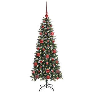 vidaXL Künstlicher Weihnachtsbaum mit 150 LEDs Grün 66 x 66 x 150 cm 3395808