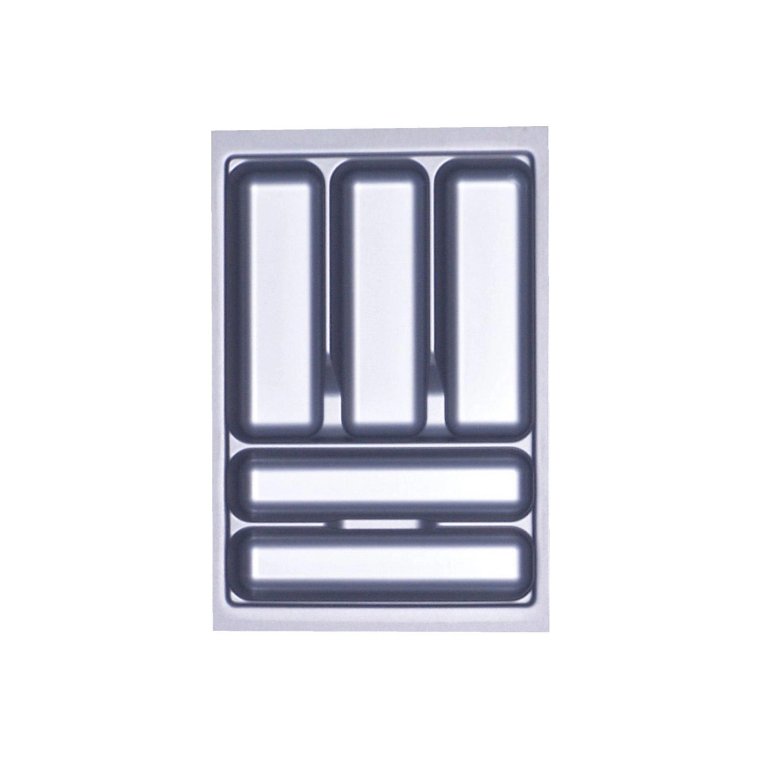 SOTECH Orga-Box I Besteckeinsatz Silbergrau 400 mm Höhe 55 mm Für Blum Tand günstig online kaufen