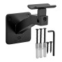 SOTECH Handlaufhalter Verstellbar für Ø 45 mm Runde Handläufe Stahl Schwarz Pulverbeschichtet Schräger Arm 70 x 99 x 100 mm