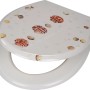 baliv WC-Sitz Rabacal mit Muscheln, Absenkautomatik, Duroplast, weiß.