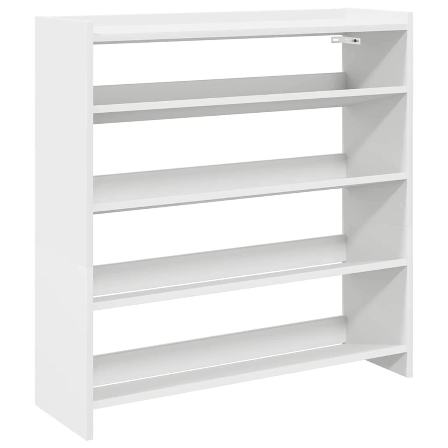 vidaXL Schuhregal Weiß 80x25x81 cm Holzwerkstoff 859905 günstig online kaufen