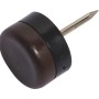 Kunststoffgleiter mit Stift, Ø 18 mm, für Möbel und Oberflächenschutz.