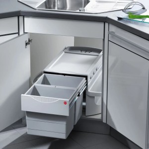 HAILO Abfallsammler Mülleimer Rondo 2x 18L Multifunktionseimer 12L Hailo 3645121