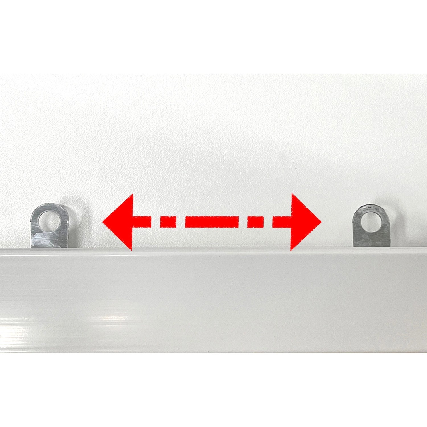 Abstandshalter für Kobolo Türvorhang Seilvorhang Maritim, Montage-Detail.