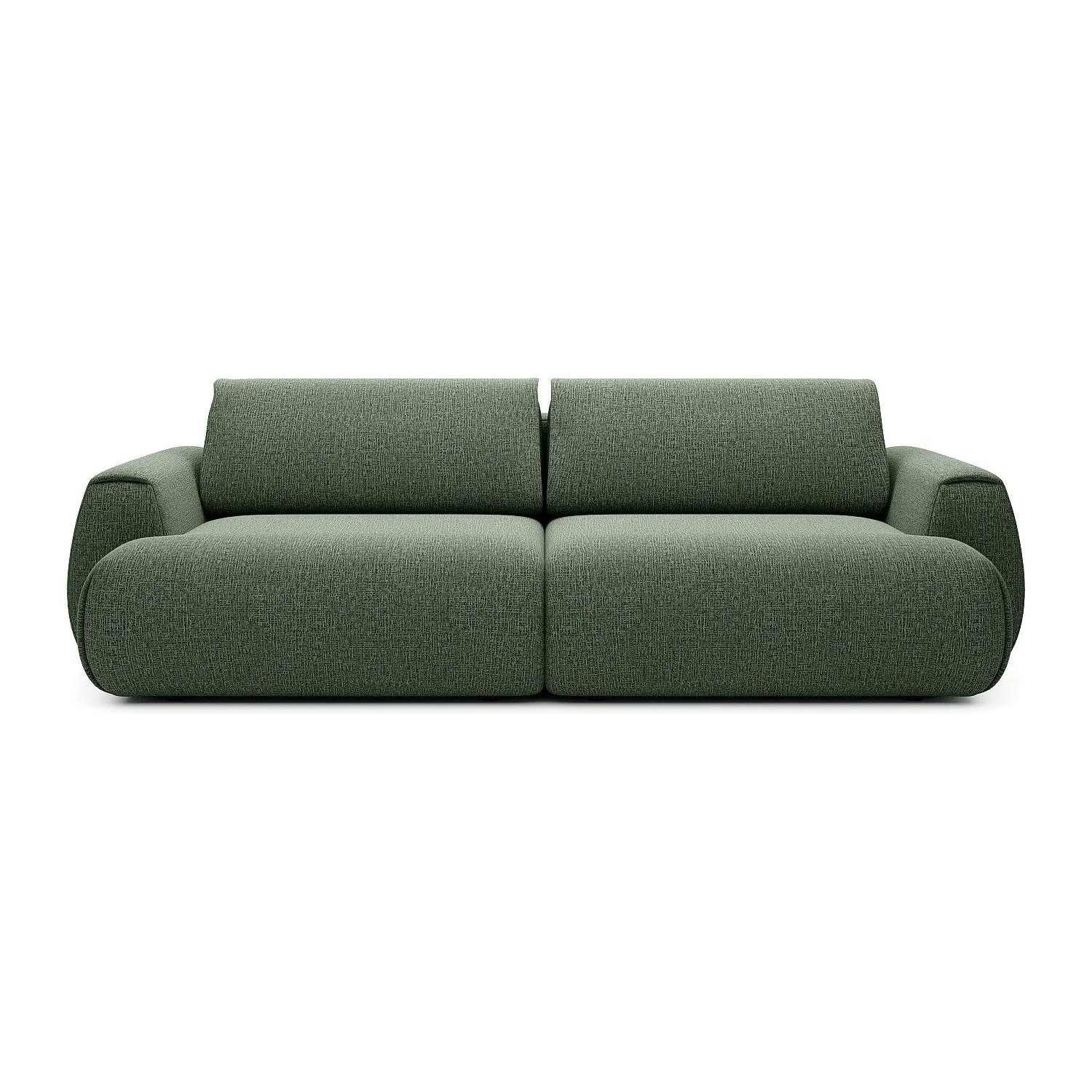 Vente-unique Schlafsofa Monelia Tannengrün 260 cm