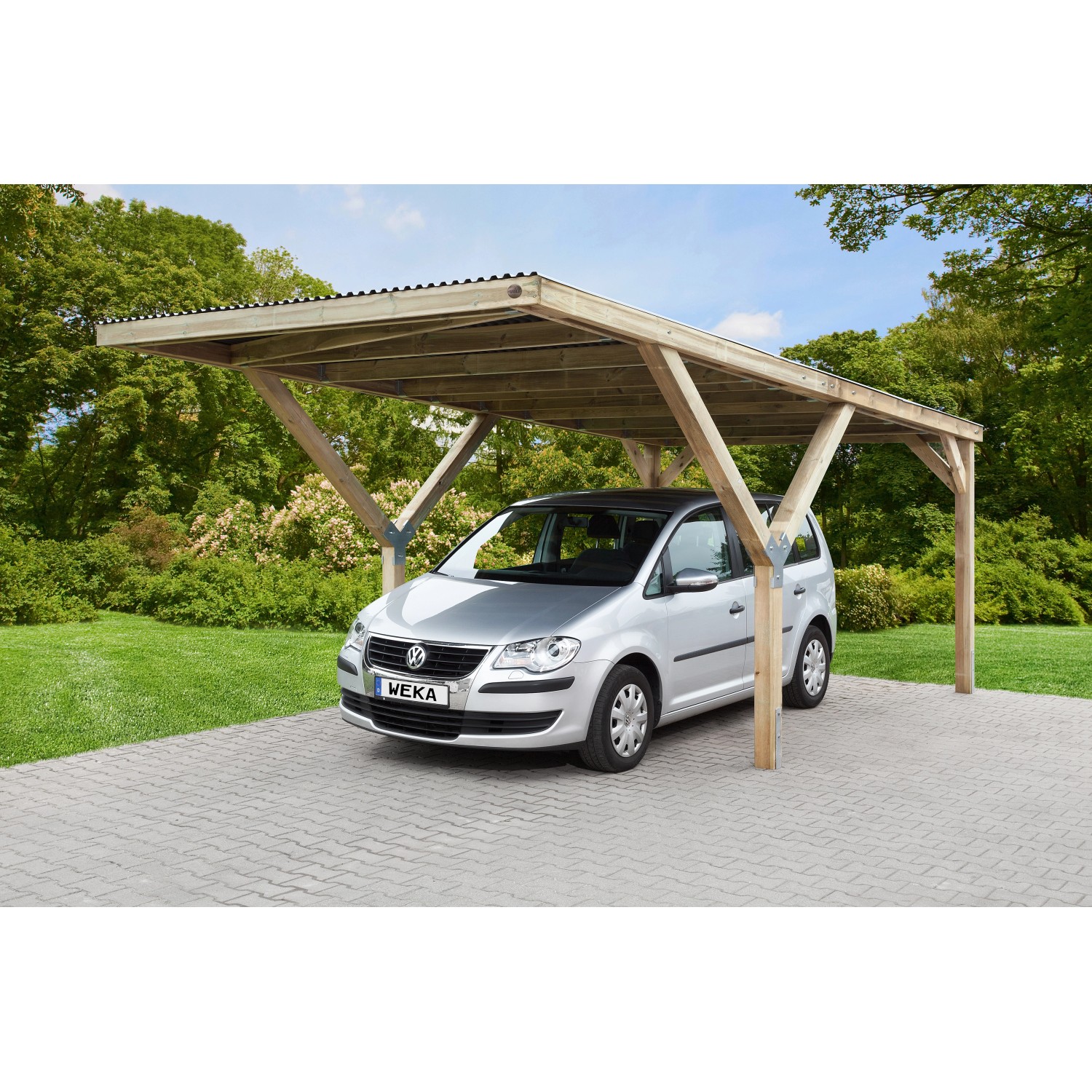 Weka Y-Einzelcarport Mugello A Kesseldruckimprägniert 2.500 cm x 306 cm günstig online kaufen