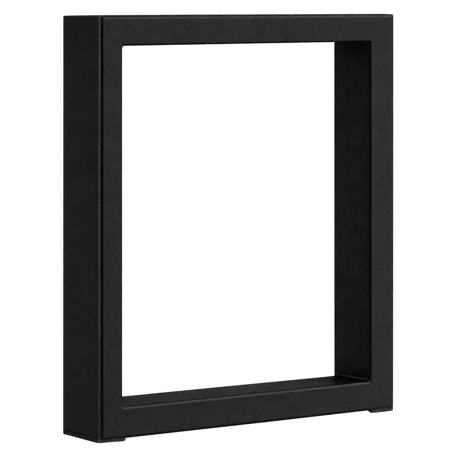 SOTECH 2 Stück Bankgestell Höhe 430 x Breite 300 mm Stahl Schwarz Pulverbeschichtet Profil 80 x 20 mm