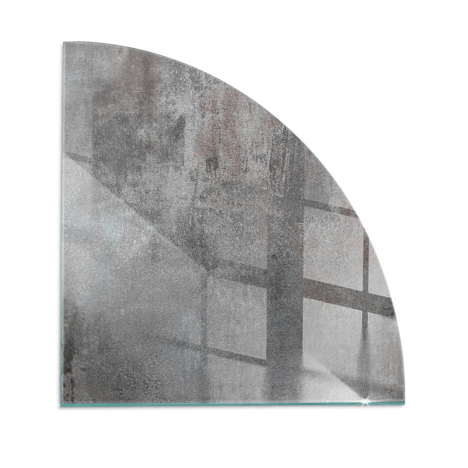 Tulup Glasplatte für Kamin Rohe Oberflächenstruktur Glasplatte für Kaminöfe günstig online kaufen