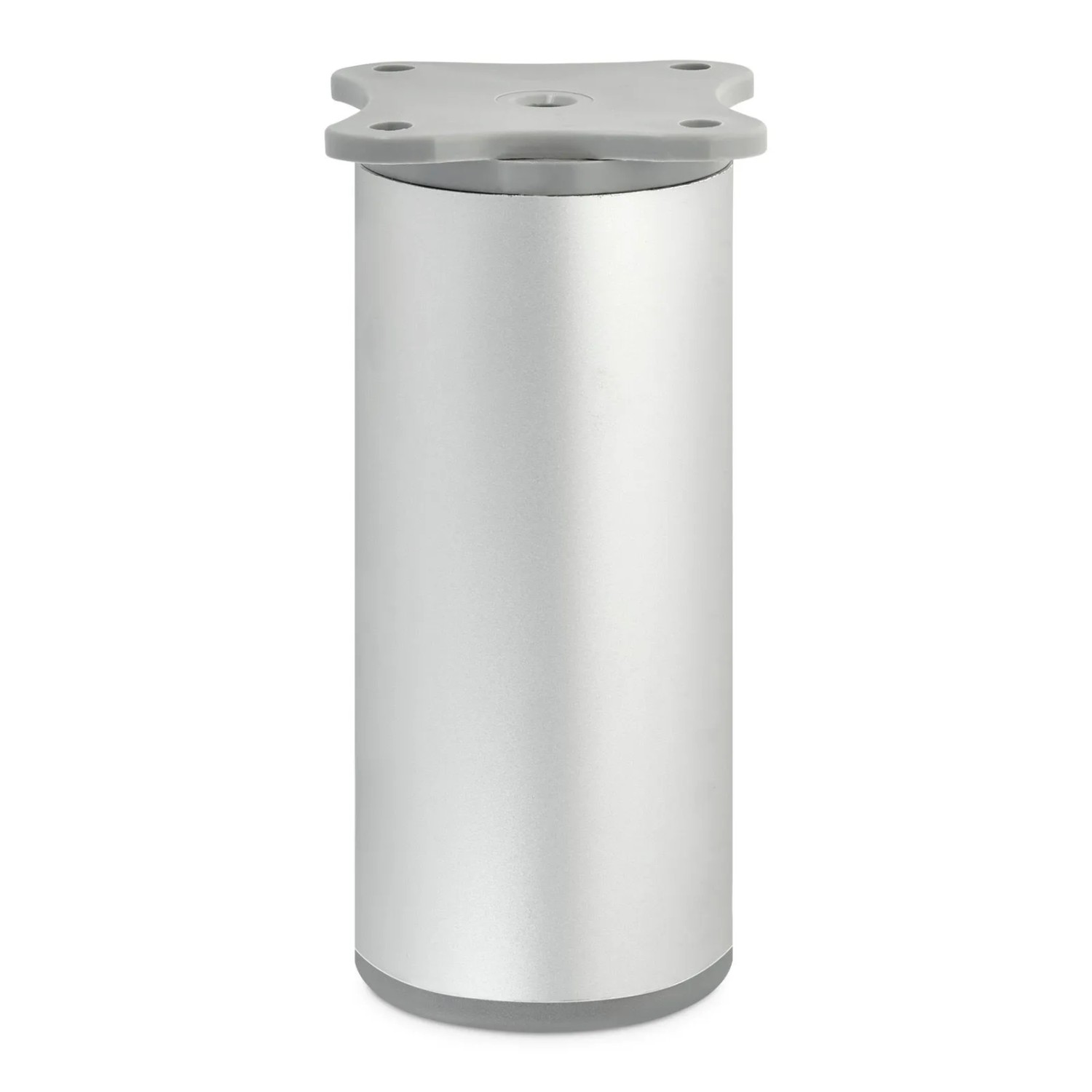 SOTECH Möbelfuß DAP Ø40 mm Höhe 100 mm Silberoptik Eloxiert Höhenverstellbar