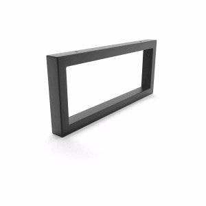 HEVVA Waschtischhalterung RHEIN 15 cm Hoch 35 cm Tief 1 Halter Schwarz