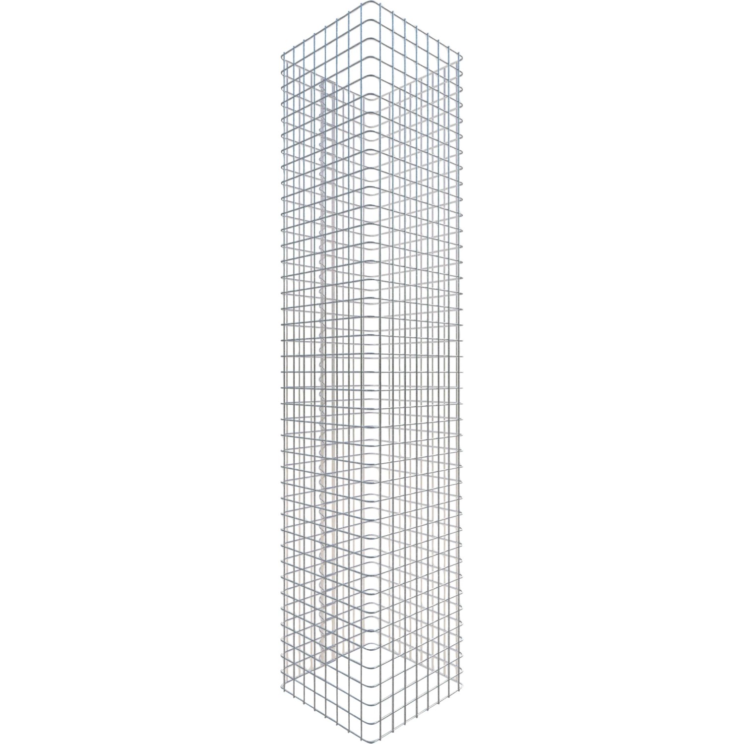 Gabiona Gabionen-Säule eckig 200 x 42 x 42 cm Maschenw 5 x 5 cm