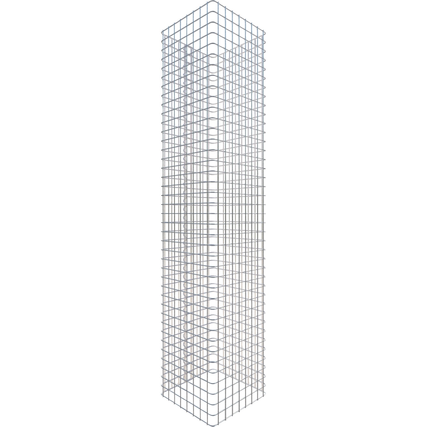 Gabiona Gabionen-Säule eckig 200 x 42 x 42 cm Maschenw 5 x 5 cm