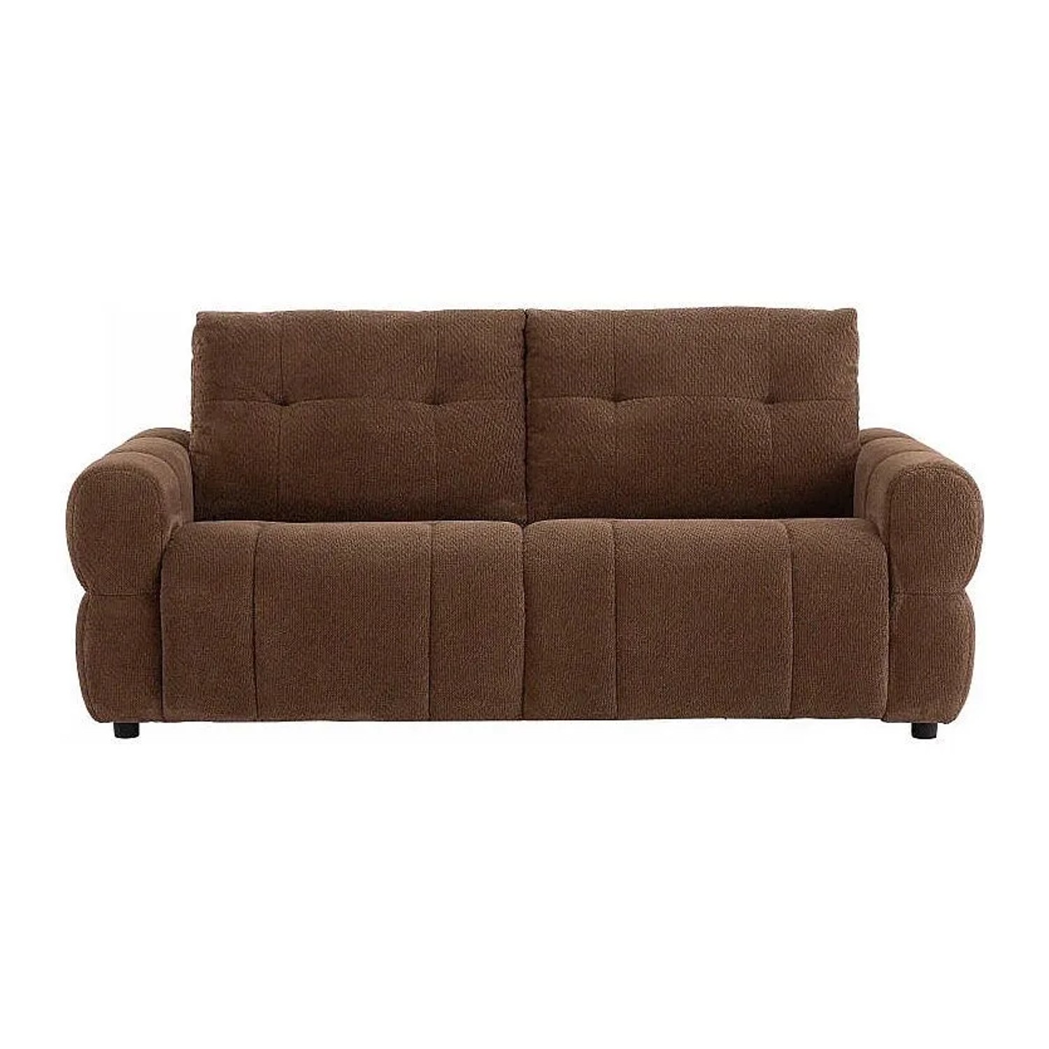 Vente-unique Schlafsofa Ecoria Braun 202 cm