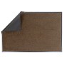 Primaflor Schmutzfangmatte Clean, braun, 60x180cm, mit rutschfestem Vinylrücken und Gummirand.