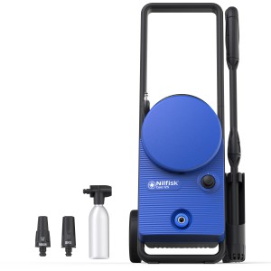 Nilfisk Core 125 Hochdruckreiniger mit Zubehör, blau. Kompakter Reiniger für Haus und Garten.