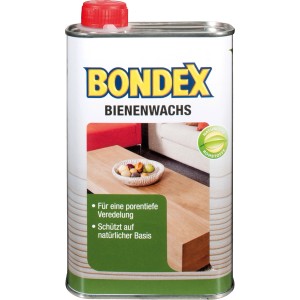Dose Bondex Bienen-Wachs Natur 500ml für die Holzpflege und Veredelung im Innenbereich.