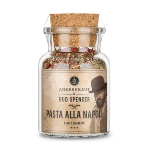 Ankerkraut Gewürzmischung Pasta alla Napoli (Bud Spencer) im Korkenglas, Küchenkräuter.