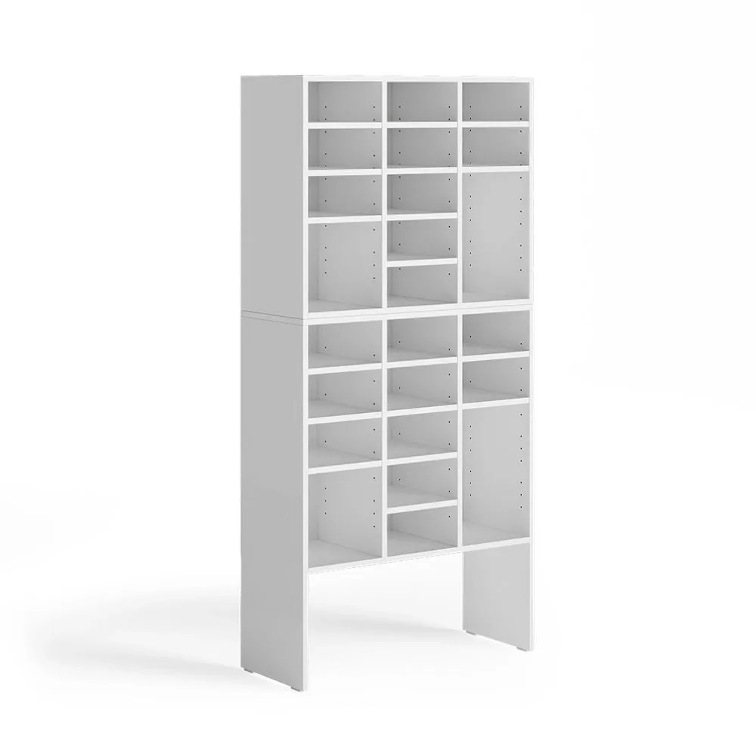 Vicco Schuhschrank-Set Lysander Weiß 79 x 66 2 Teile Art Nr 62681