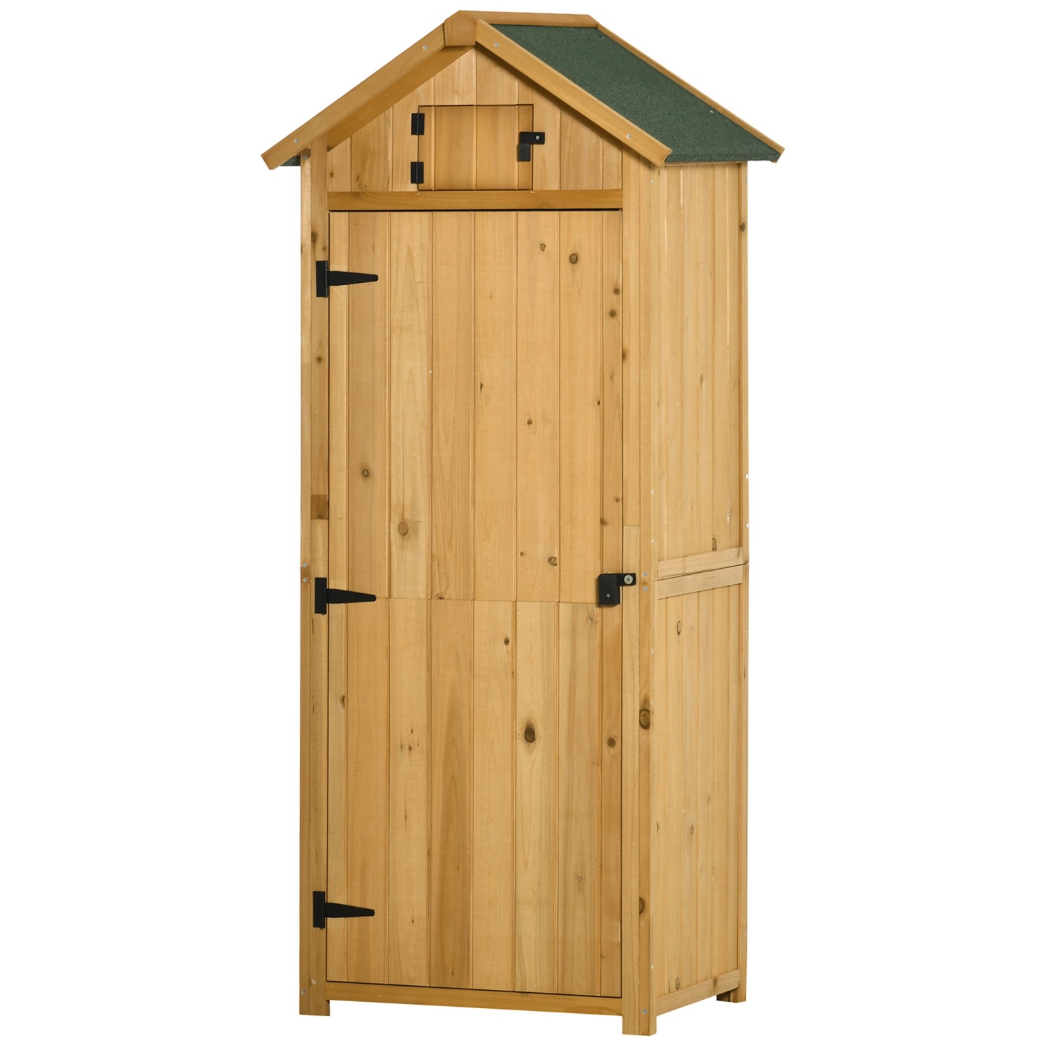 Thumbnail - Outsunny Gartenschrank mit 4 Ablageflächen 77 x 54,2 x 179 cm