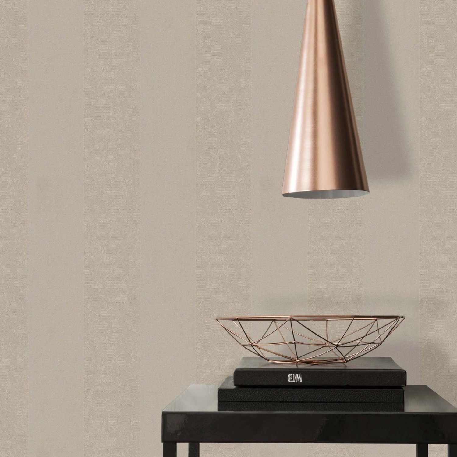 Bricoflor Graue Streifentapete Elegant Klassische Tapete mit Streifen aus S günstig online kaufen