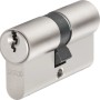 Abus Profilzylinder E30NP 28/34, silberner Türzylinder mit Schlüsselprofil.