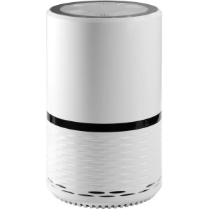 Weißer Metrox Luftreiniger mit Ionisator und 3-Stufen-Filtration für saubere Luft.