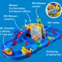 AquaPlay MountainLake Wasserbahn mit Berg, Booten und Spielfiguren.