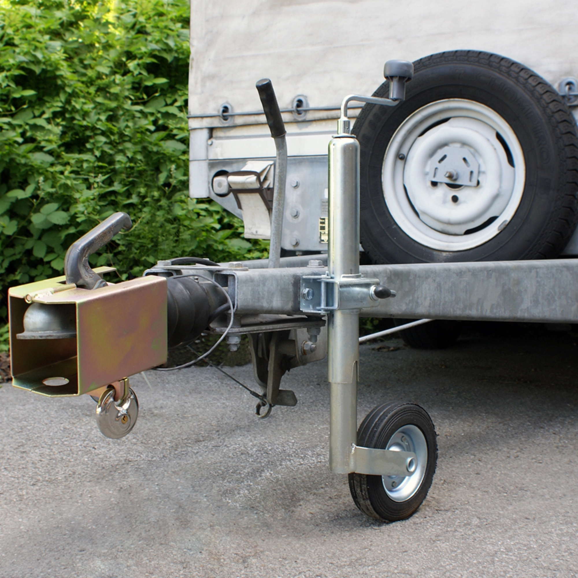 Anhängerstützrad mit Stützradhalter LB 48 für PKW-Anhänger