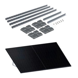 Haier Balkonkraftwerk Halterung MK-G für Flachdach/Garten, Montagematerial und Solarpanel
