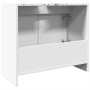 Weißer vidaXL Waschbeckenunterschrank (63x29x55 cm) aus Holzwerkstoff, Badmöbel-Set.