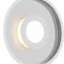 Moderne, runde Trio LED-Deckenleuchte Ascari in Chrom, dimmbar und spritzwassergeschützt.