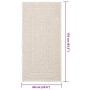 vidaXL Teppich ZIZUR Creme 60x110 cm Jute-Optik Indoor und Outdoor 4010358_9