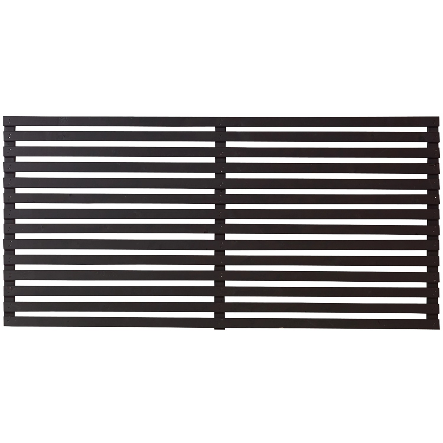 Vorgartenzaun Tokyo Nadelholz Schwarz 180 cm x 90 cm günstig online kaufen