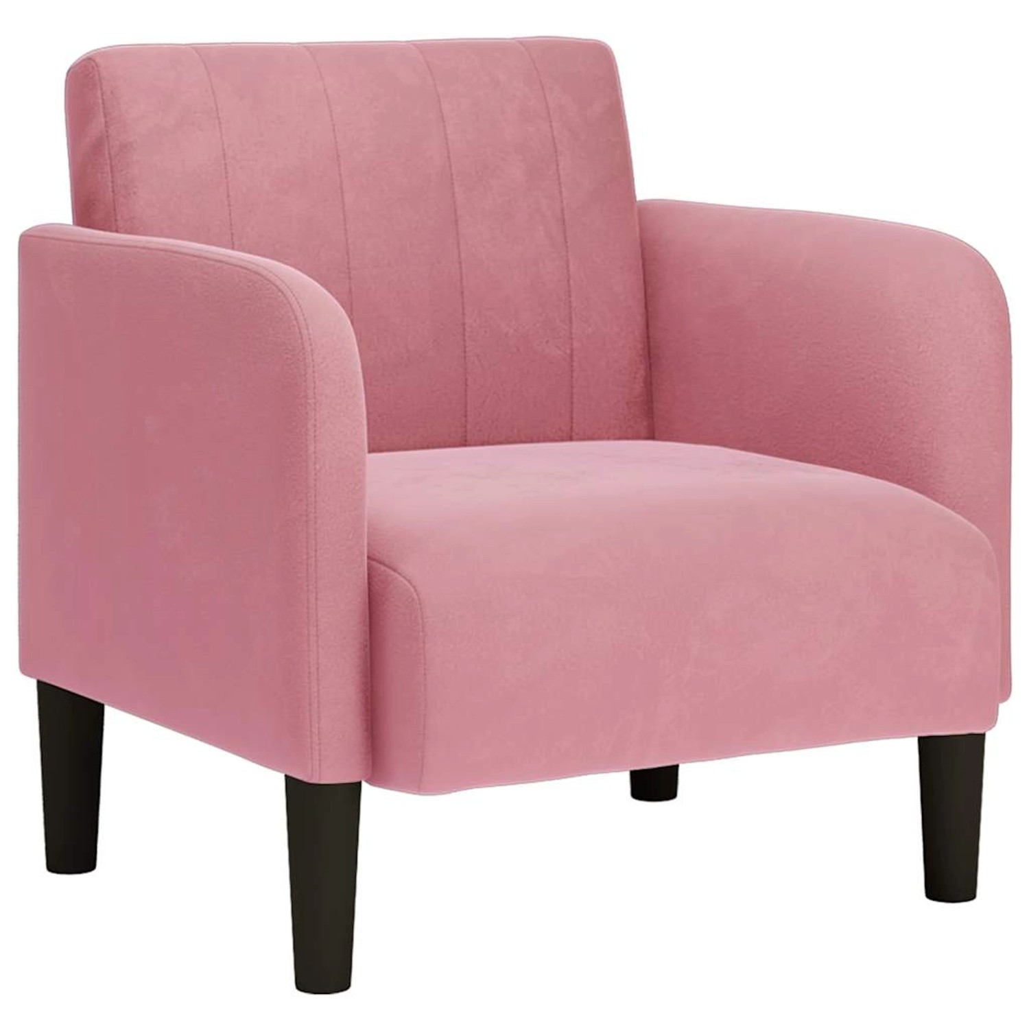 vidaXL Sessel mit Armlehnen Rosa 54 cm Samt 4100581 günstig online kaufen