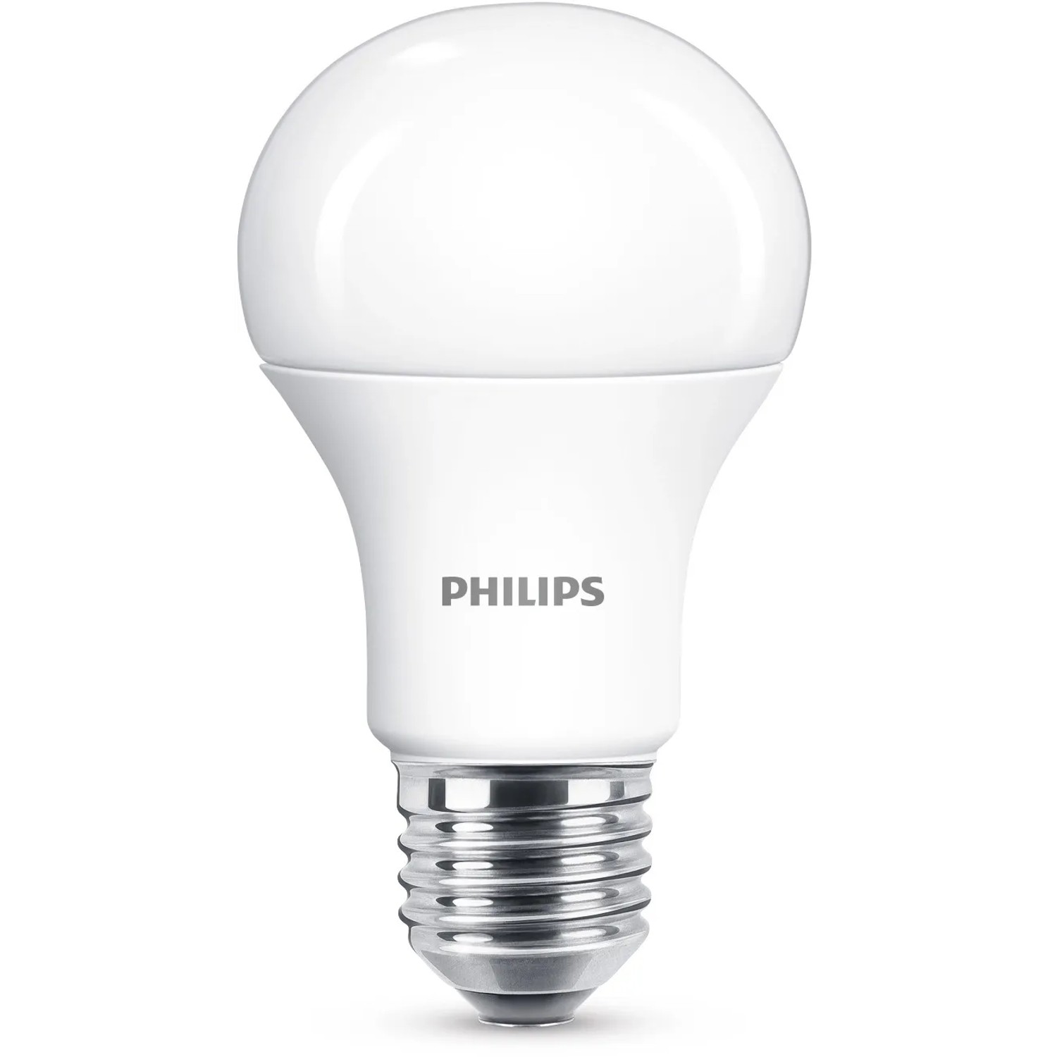 Philips LED E27 Glühbirne, 10,5W, 2er-Set. Warmweißes Licht für Wohnräume.