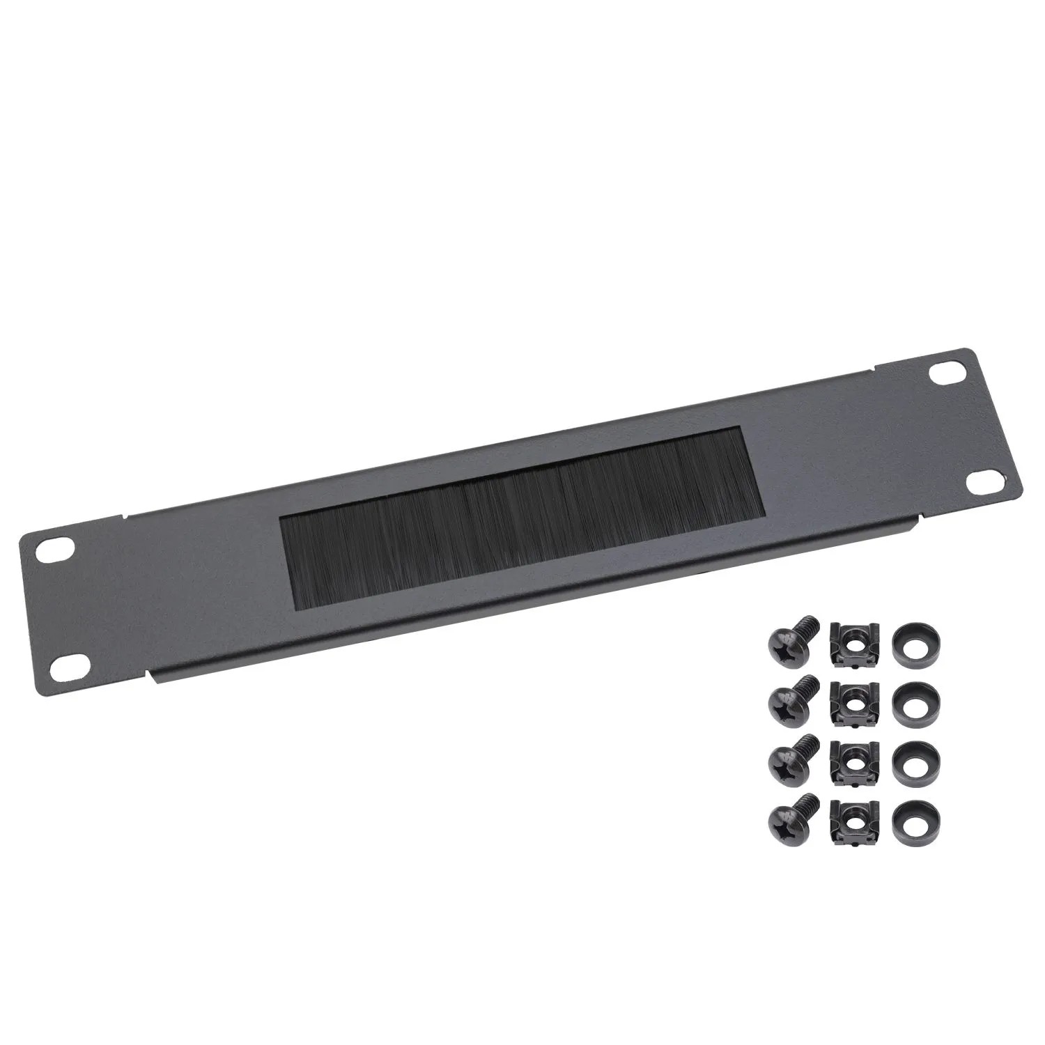 HMF 63389 Kabeldurchführung mit Bürsteneinsatz für Serverschrank 10 Zoll 1 günstig online kaufen