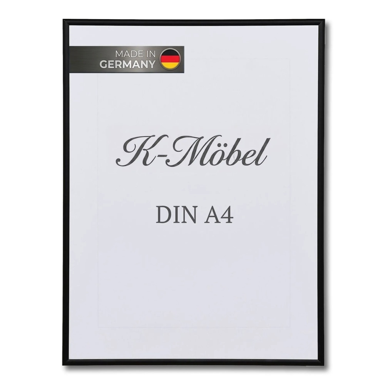 K-Möbel Aluminium Bilderrahmen DIN A4