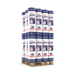 Palette Ursa Home Klemmfilz WLG 035, 200 mm, 24 Rollen Mineralfaser Dämmstoff.