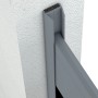 ZacAlu Wandanschlussleiste, anthrazit, zur Zaunbefestigung an der Wand.