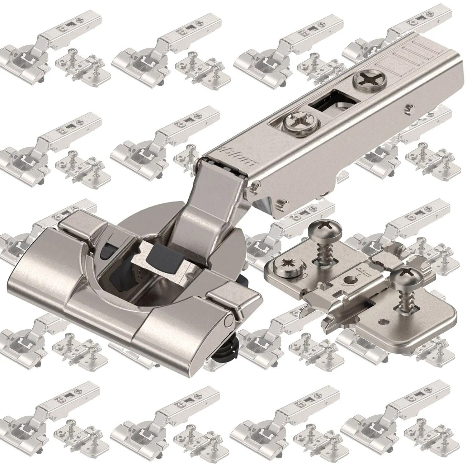 vasalat Set Blum Clip Top Blumotion Inserta Scharnier 110 Grad mit Montageplatten & Bohrlehren