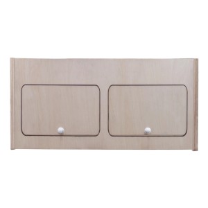 Wohnwagen Hängeschrank aus Holz, 80cm breit, mit zwei Türen für Camping & Zubehör.